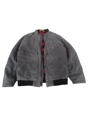 Walls Outdoor Goods Red & Black Buffalo Plaid Fleece Lined Jacket - M